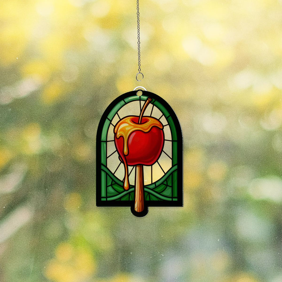 Candy Apple Harvest Acrylic Suncatcher