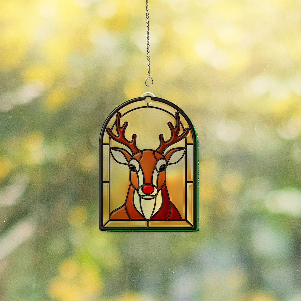 Reindeer Antler Arch Acrylic Suncatcher