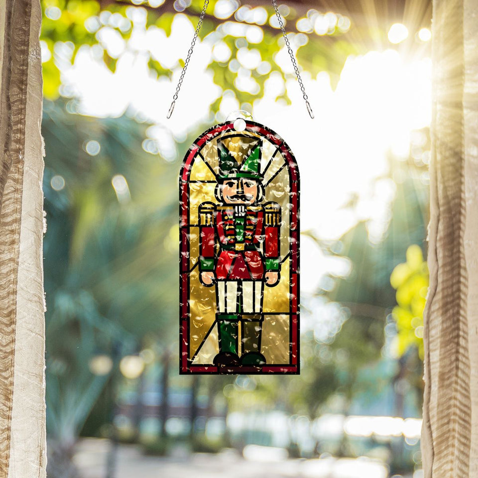 Nutcracker Soldier Arch Water Ripple Suncatcher