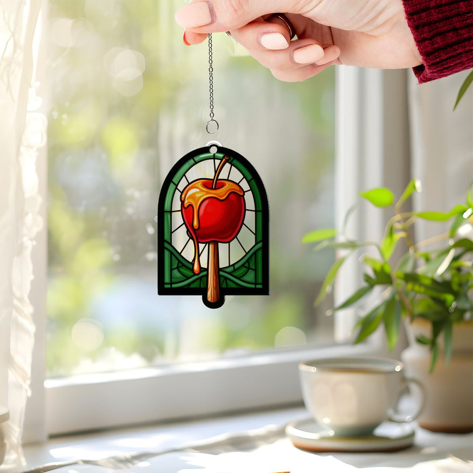 Candy Apple Harvest Acrylic Suncatcher