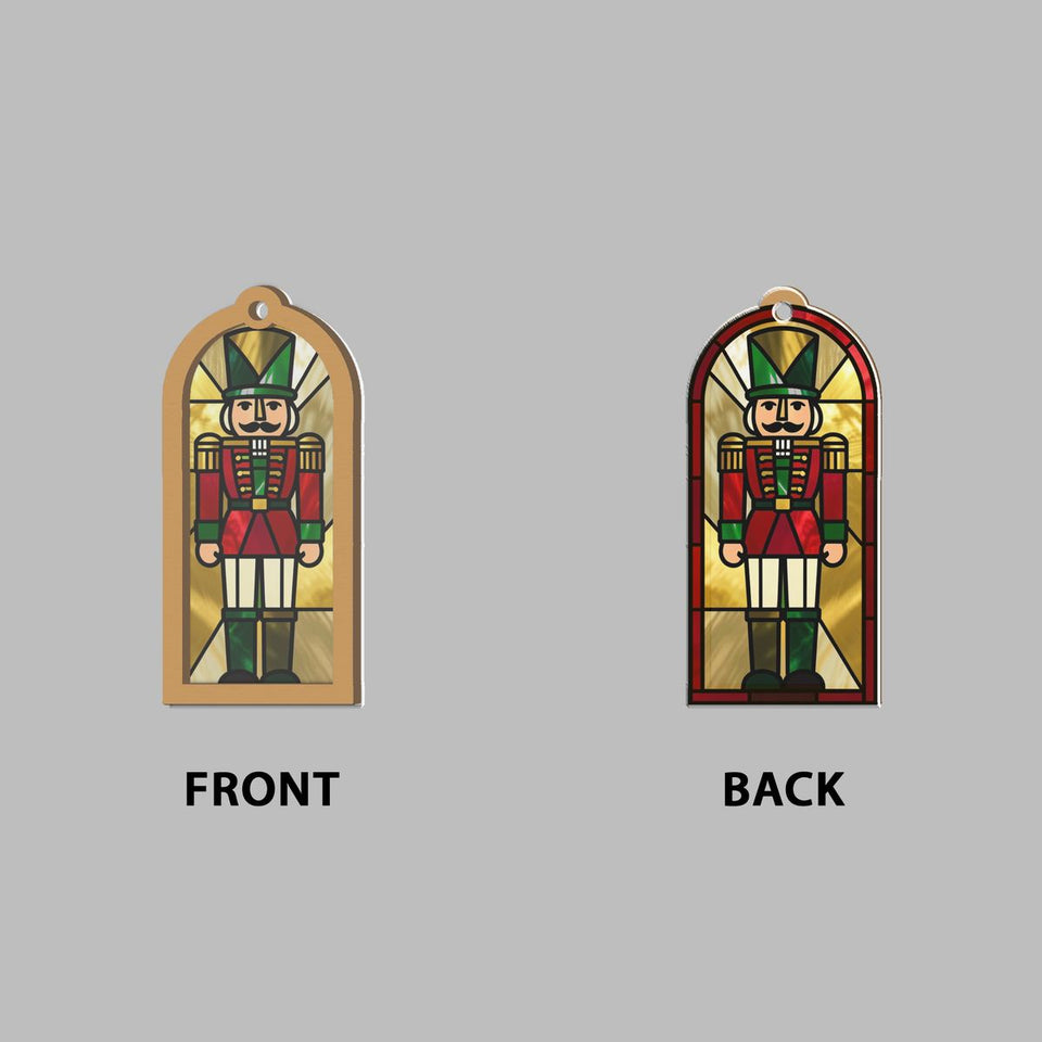 Nutcracker Soldier Arch Window Hanging Suncatcher