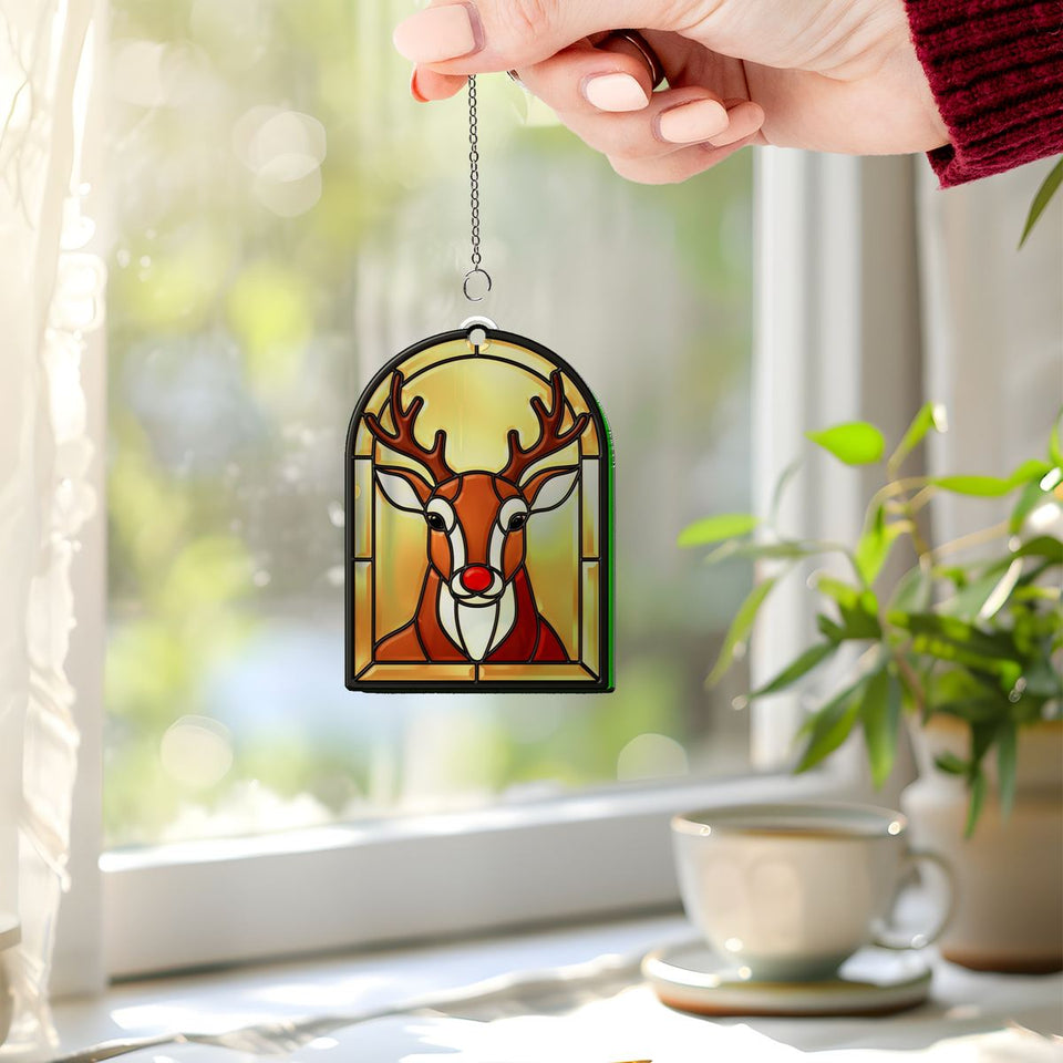 Reindeer Antler Arch Acrylic Suncatcher