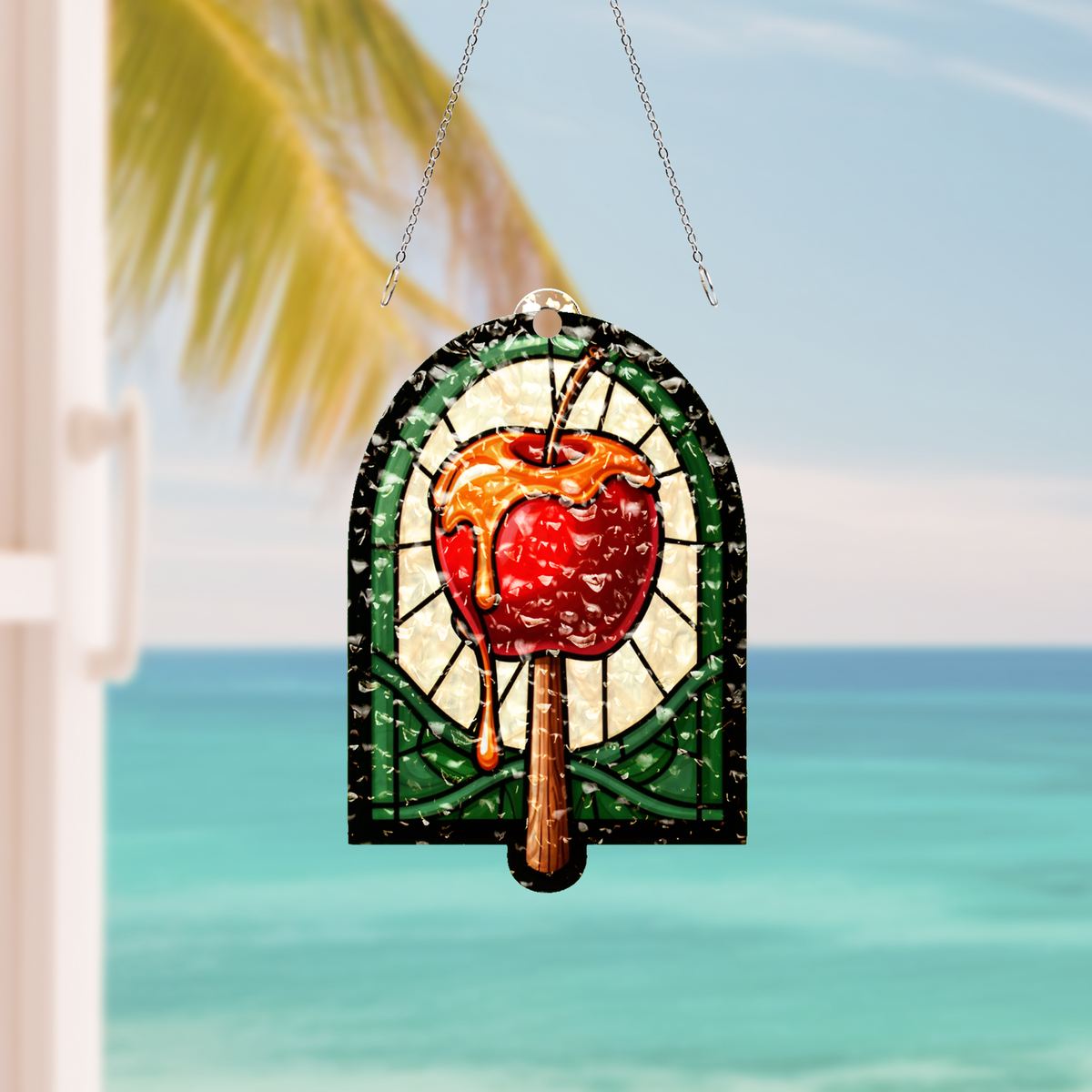 Candy Apple Harvest Water Ripple Suncatcher