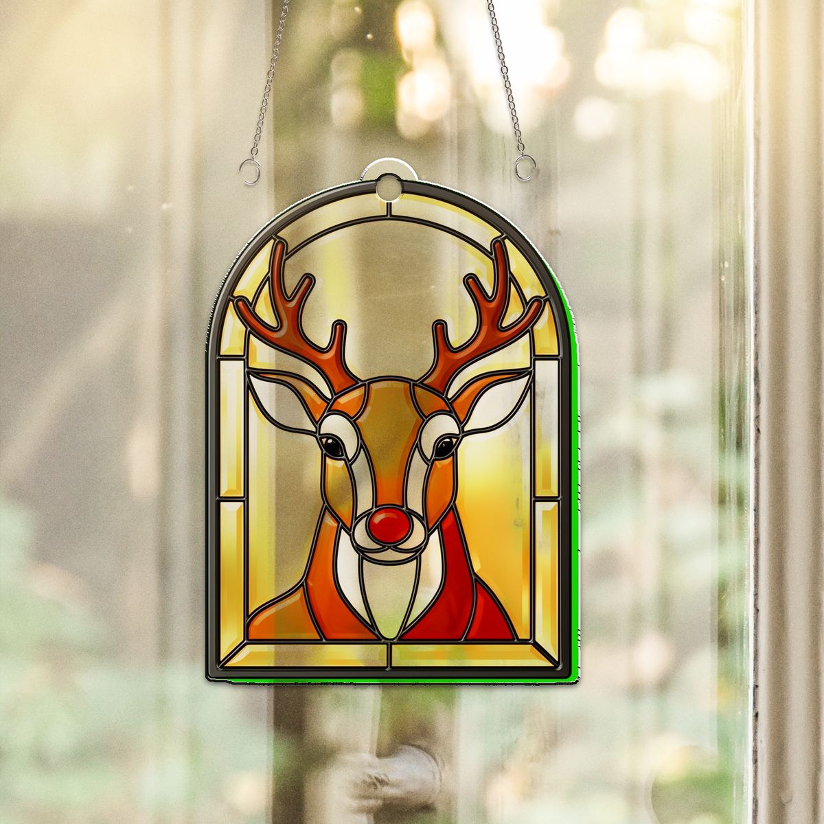 Reindeer Antler Arch Acrylic Suncatcher