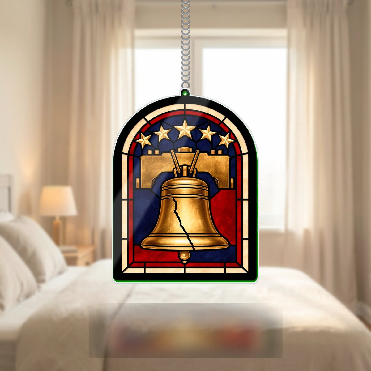 Liberty Bell Stars Arch Acrylic Suncatcher