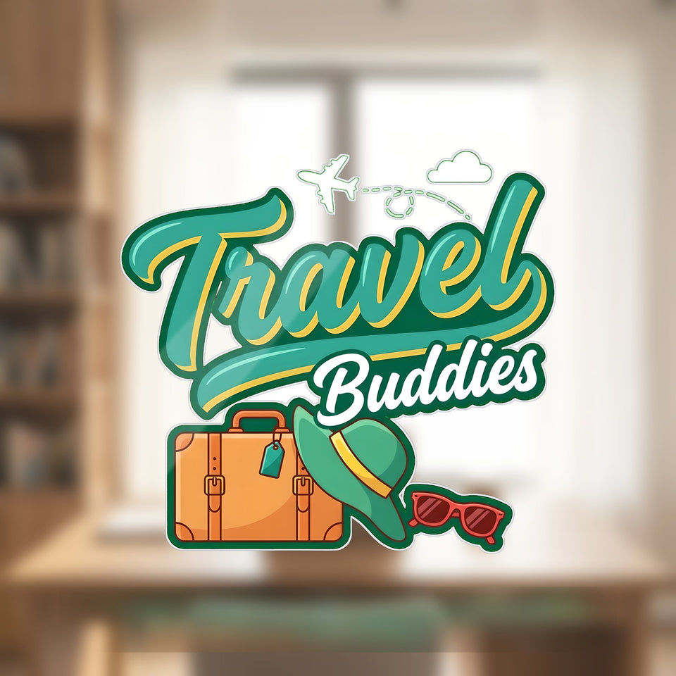 Travel Buddies Suitcase Acrylic Suncatcher