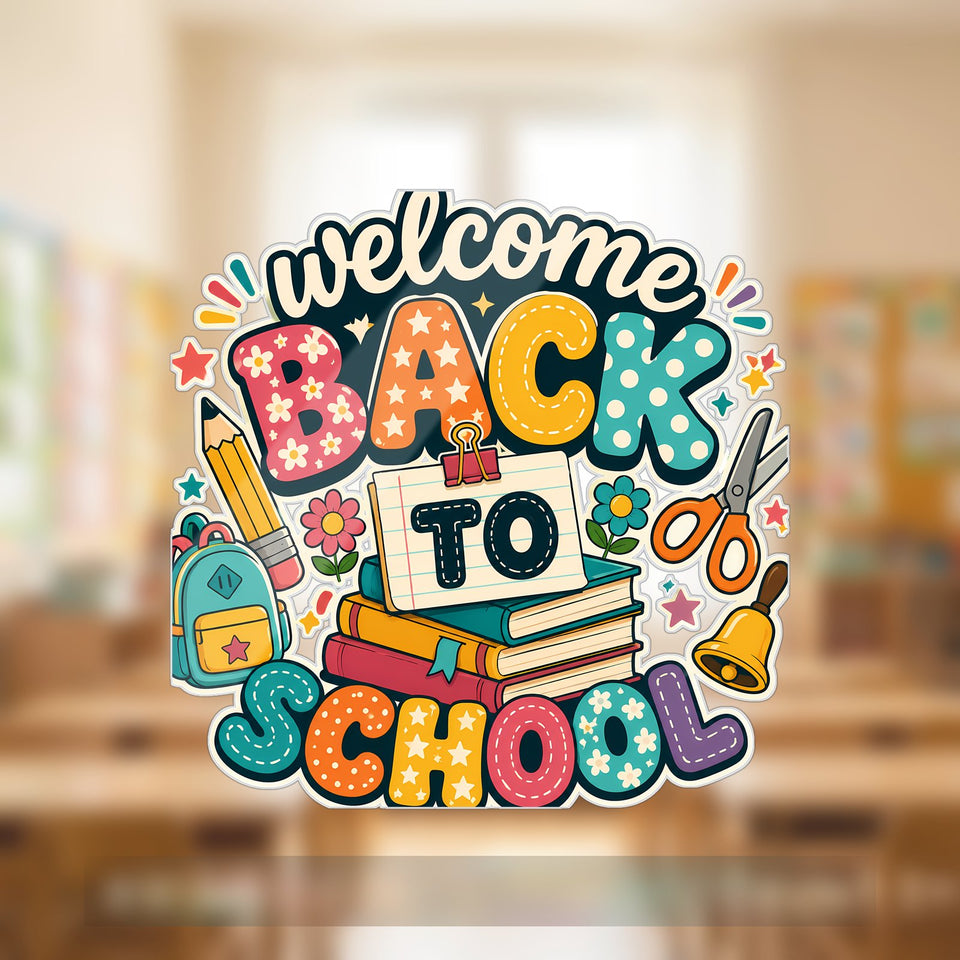 Welcome Back to School Classroom Acrylic Suncatcher